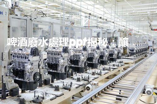啤酒廢水處理ppt揭秘：釀造黃金背后的綠色革命！